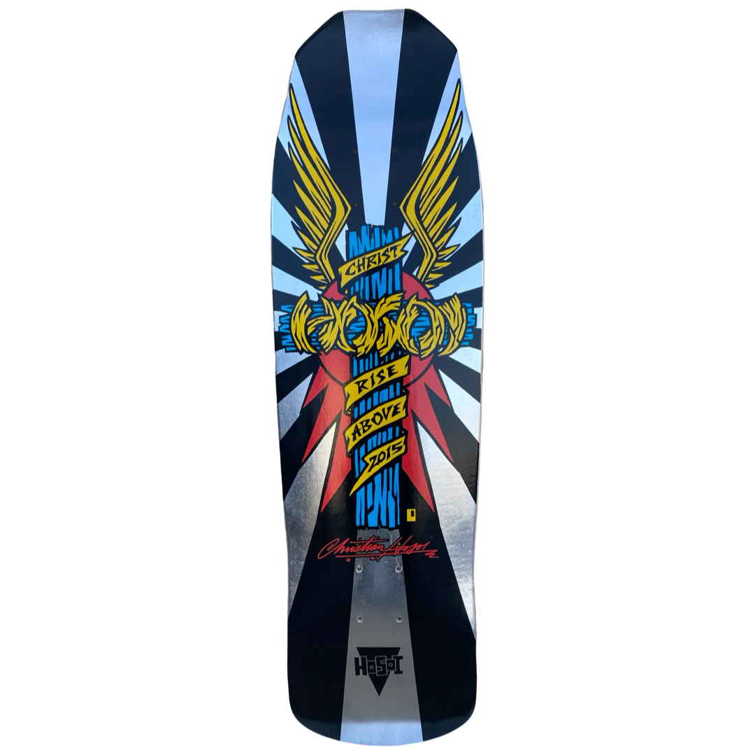 Hosoi Wings LTD Silver 9" Skateboard Deck