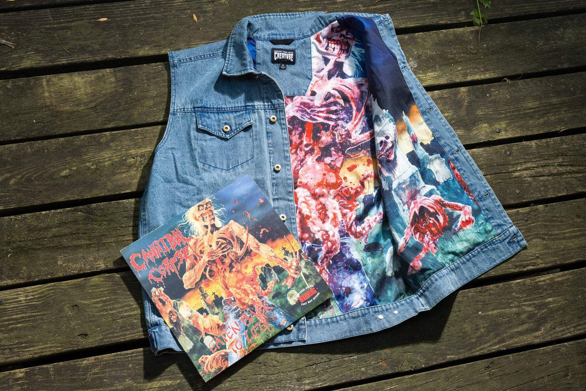 Creature X Cannibal Corpse Denim Vest