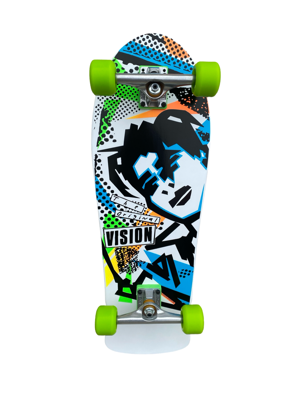 Vision Mark Gonzales Original Mg White 10" Complete Skateboard