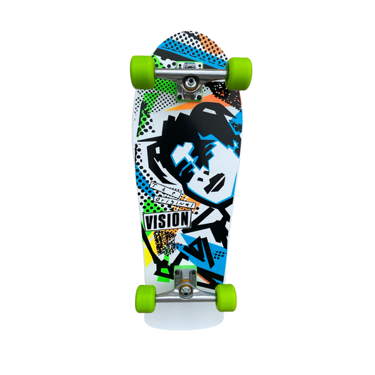 Vision Mark Gonzales Original Mg White 10" Complete Skateboard