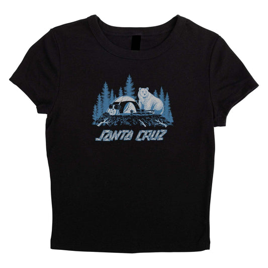 Santa Cruz Woodland Strip Women'S Crop T-Shirt