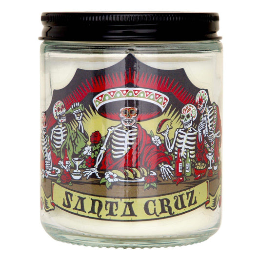 Santa Cruz Guzman Dead Diners Unscented Candle
