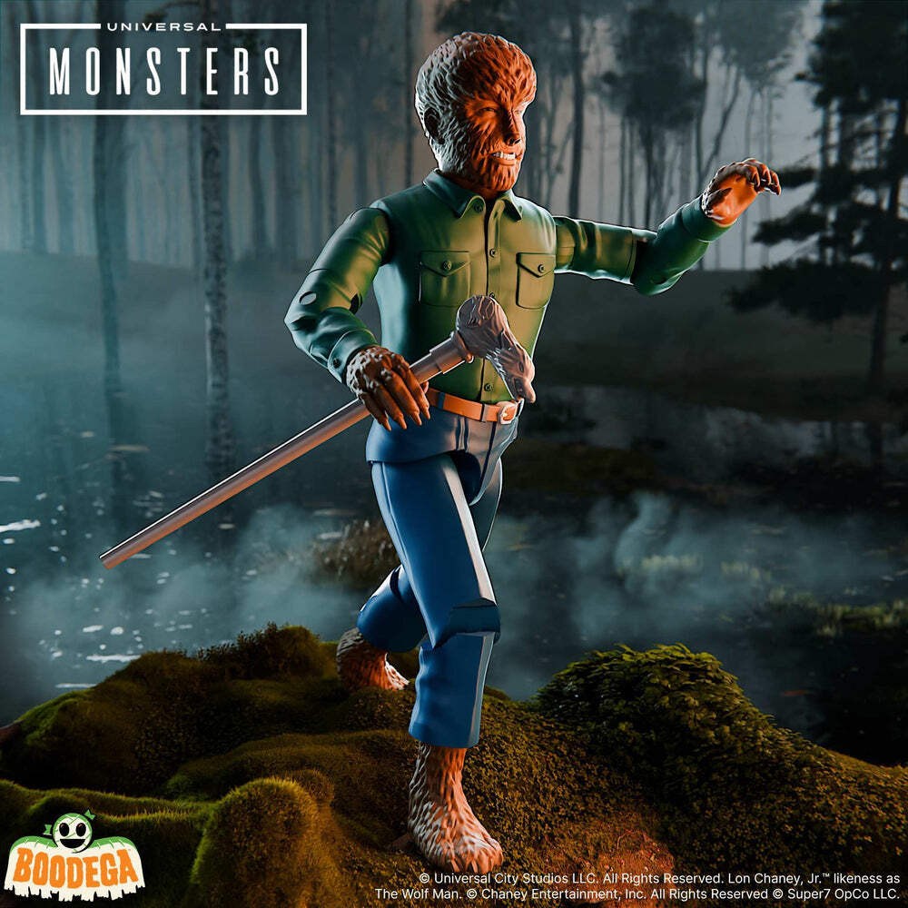 Super7 X Universal Monsters - The Wolf Man Reaction Figure