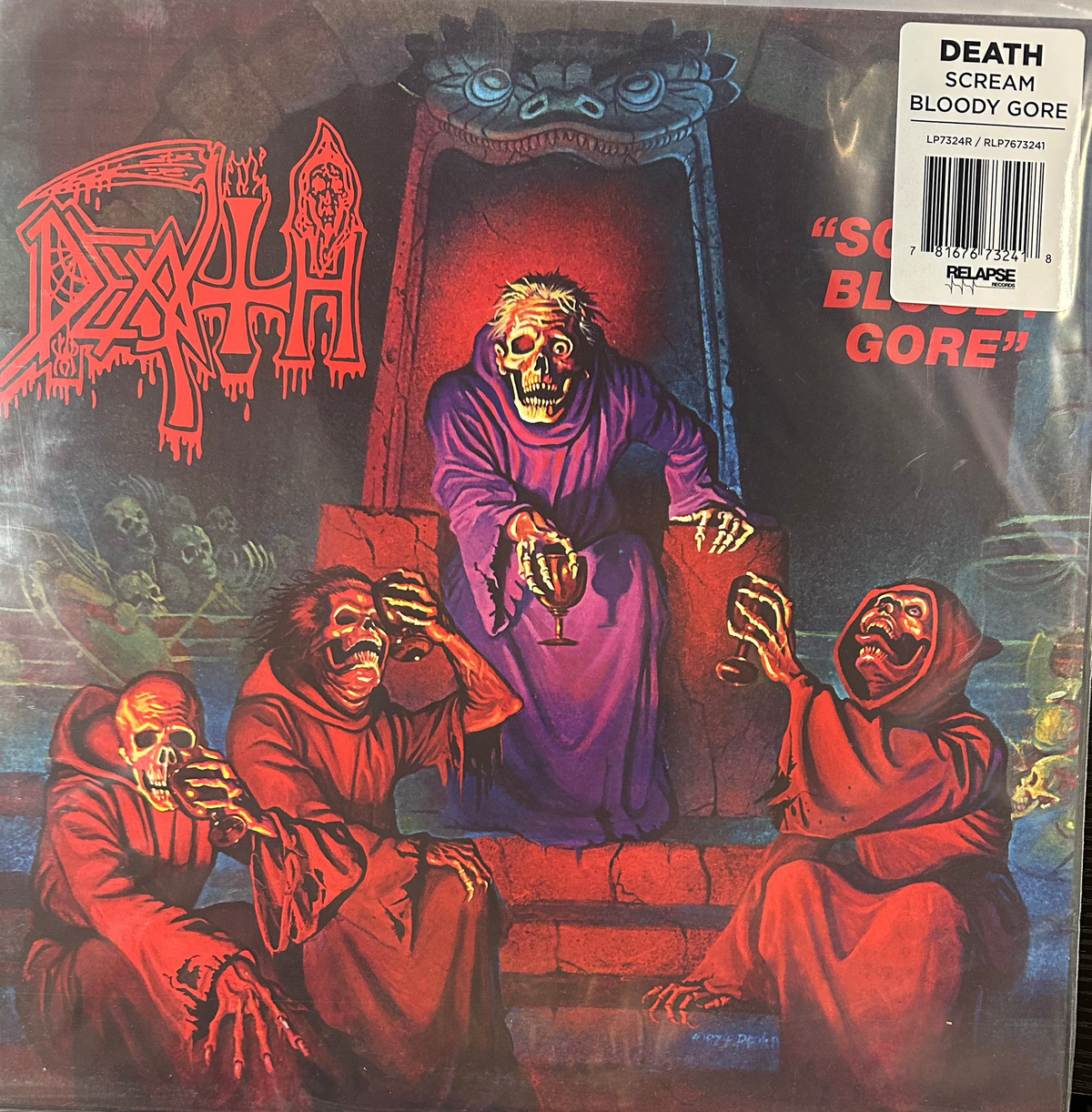 Death - Scream Bloody Gore Vinyl LP Record
