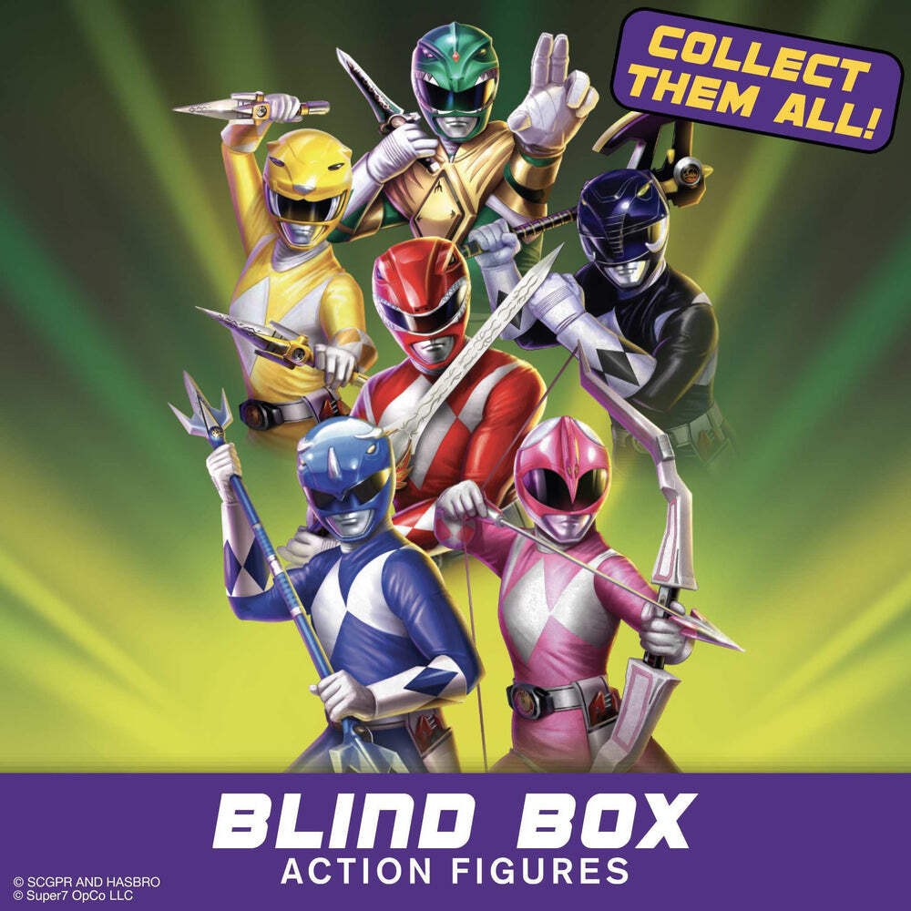 Super7 X Mighty Morphin Power Rangers - Wave 01 - Individual Blind Box Toy