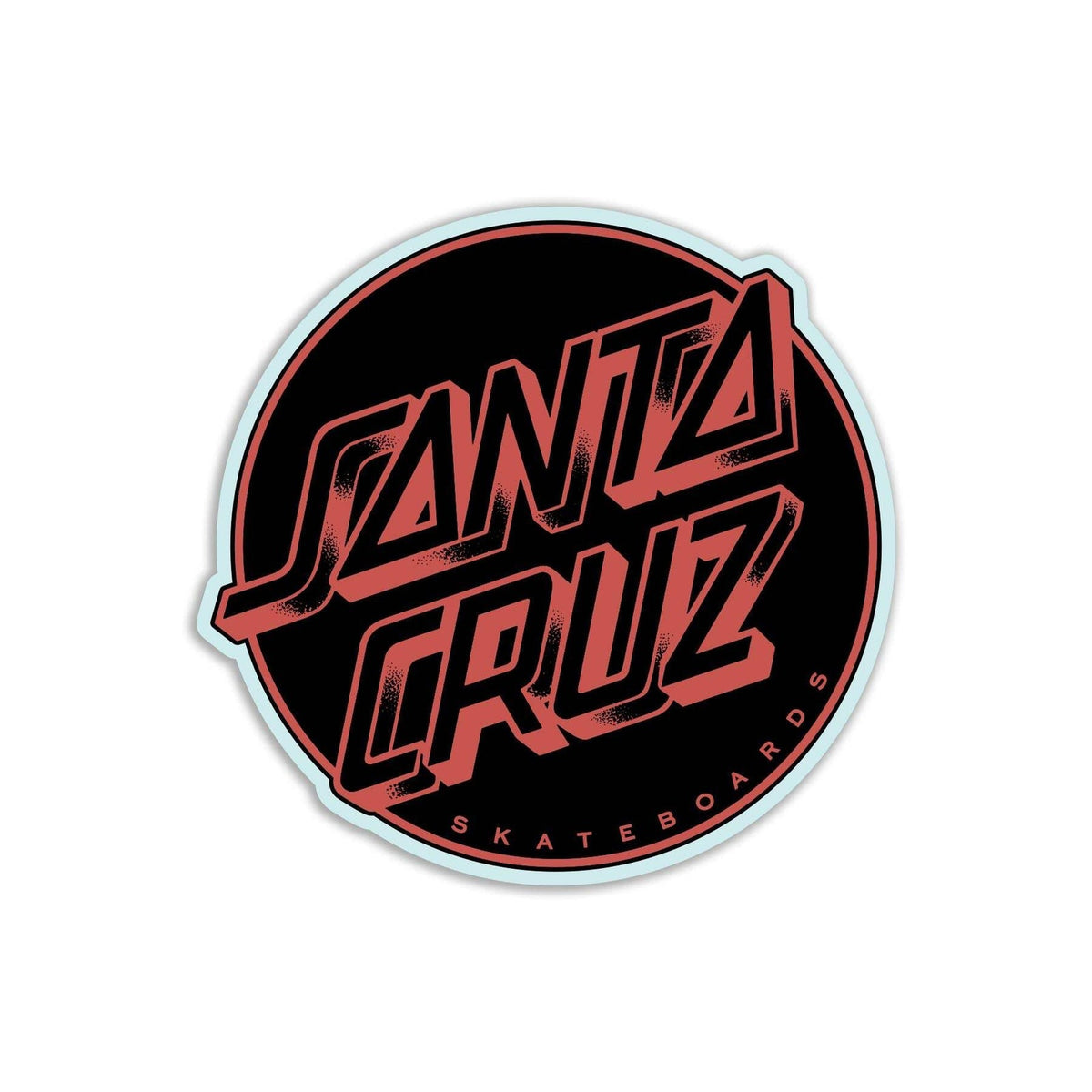 Santa Cruz Assorted Sticker 4Pk
