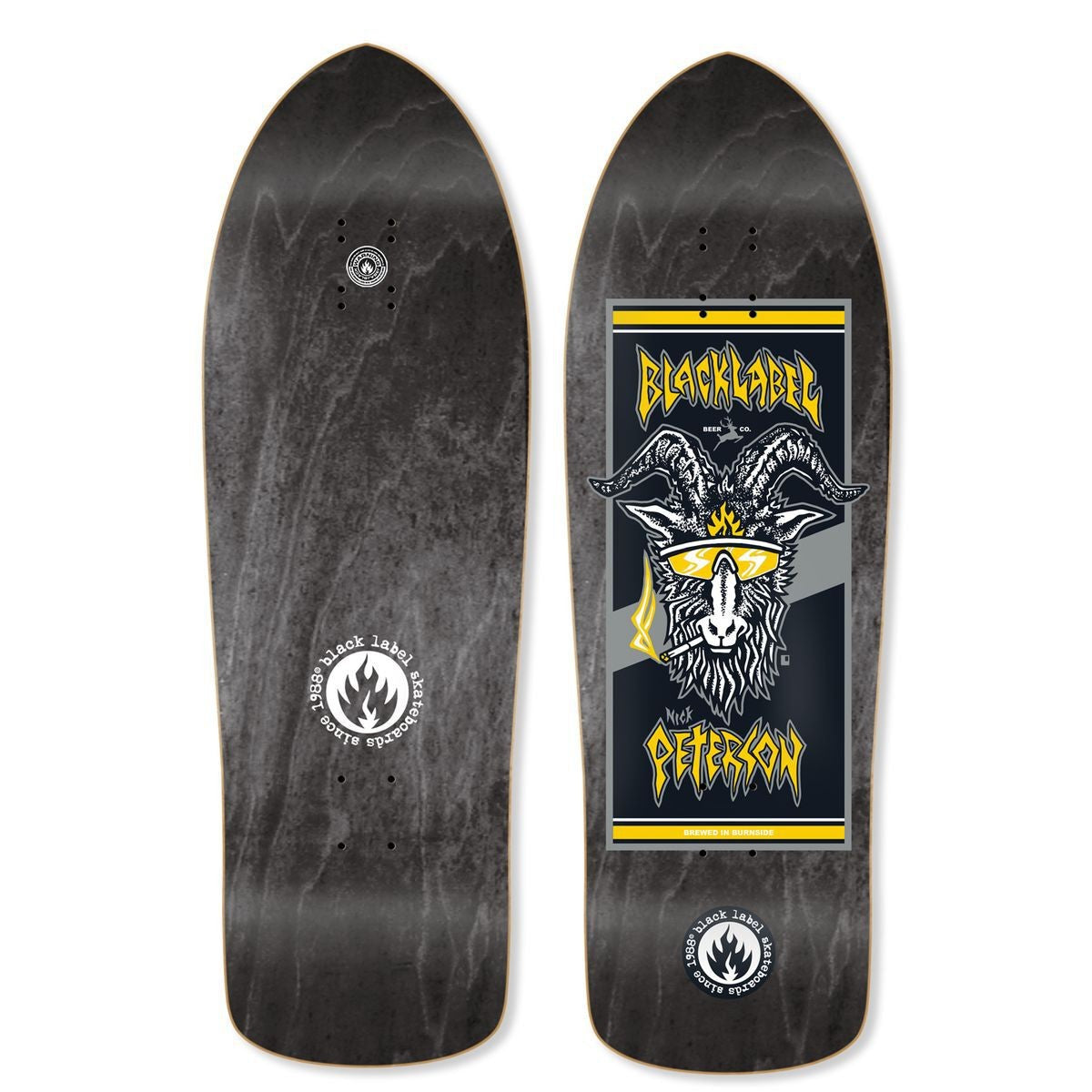 Black Label Nick Peterson "Burnside Brew" 10.25" Skateboard Deck