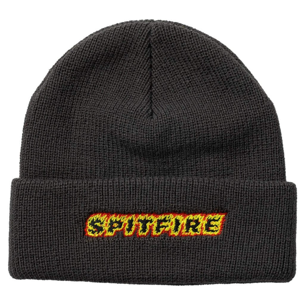 Spitfire Flame Script Cuff (Charcoal) Beanie