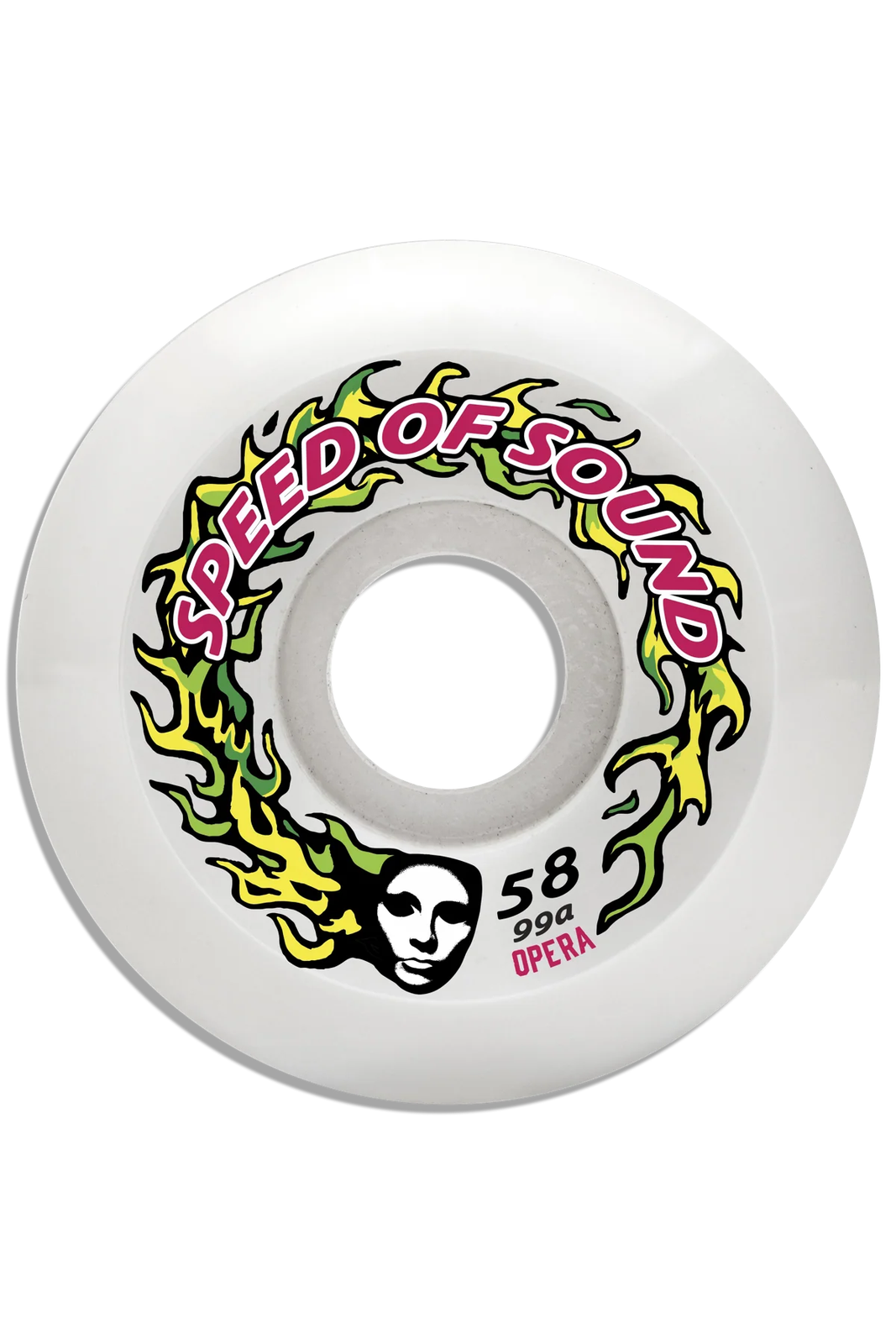 Opera Sos Fire Mask Hardline Conical 58mm 99A Skateboard Wheels