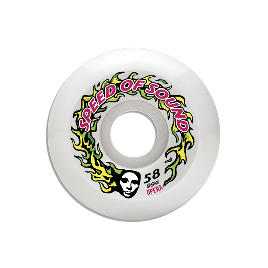 Opera Sos Fire Mask Hardline Conical 58mm 99A Skateboard Wheels