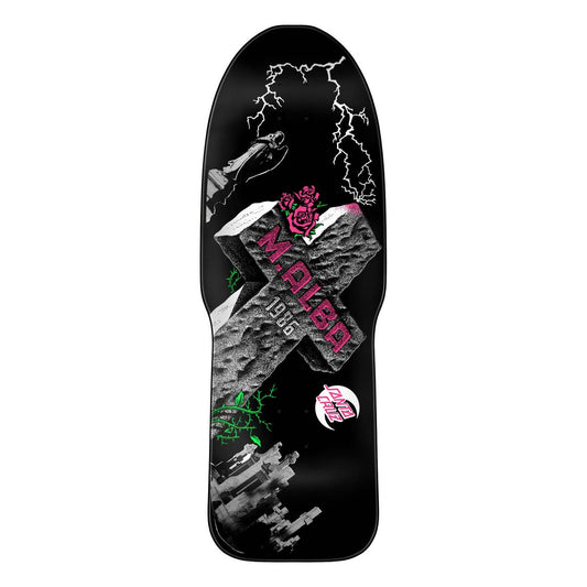 Santa Cruz Micke Alba "Malba Tombstone" 50th Anniversary 10.24" Reissue Skateboard Deck