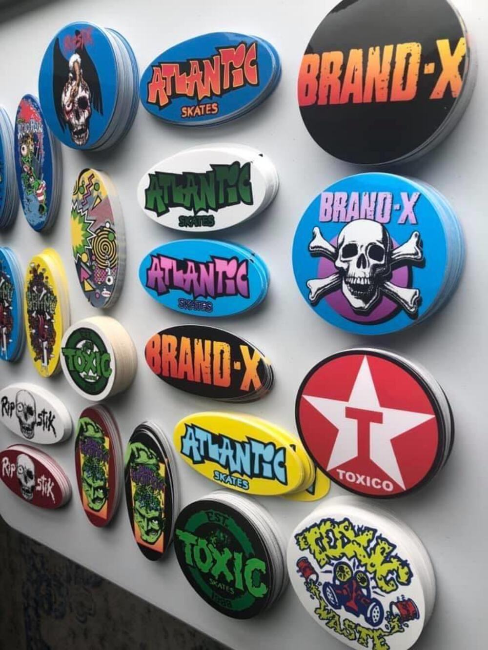 Brand X Skateboards 10X Assorted Sticker Pack
