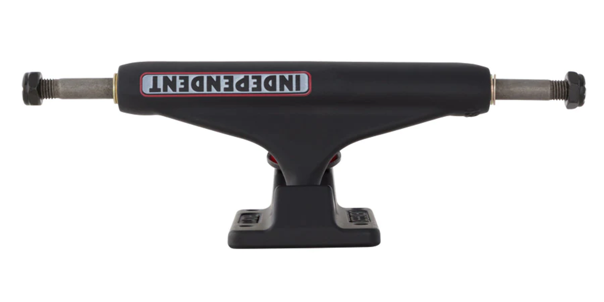 Independent Stage 11 Bar Flat Black Skateboard Trucks (Set of 2)