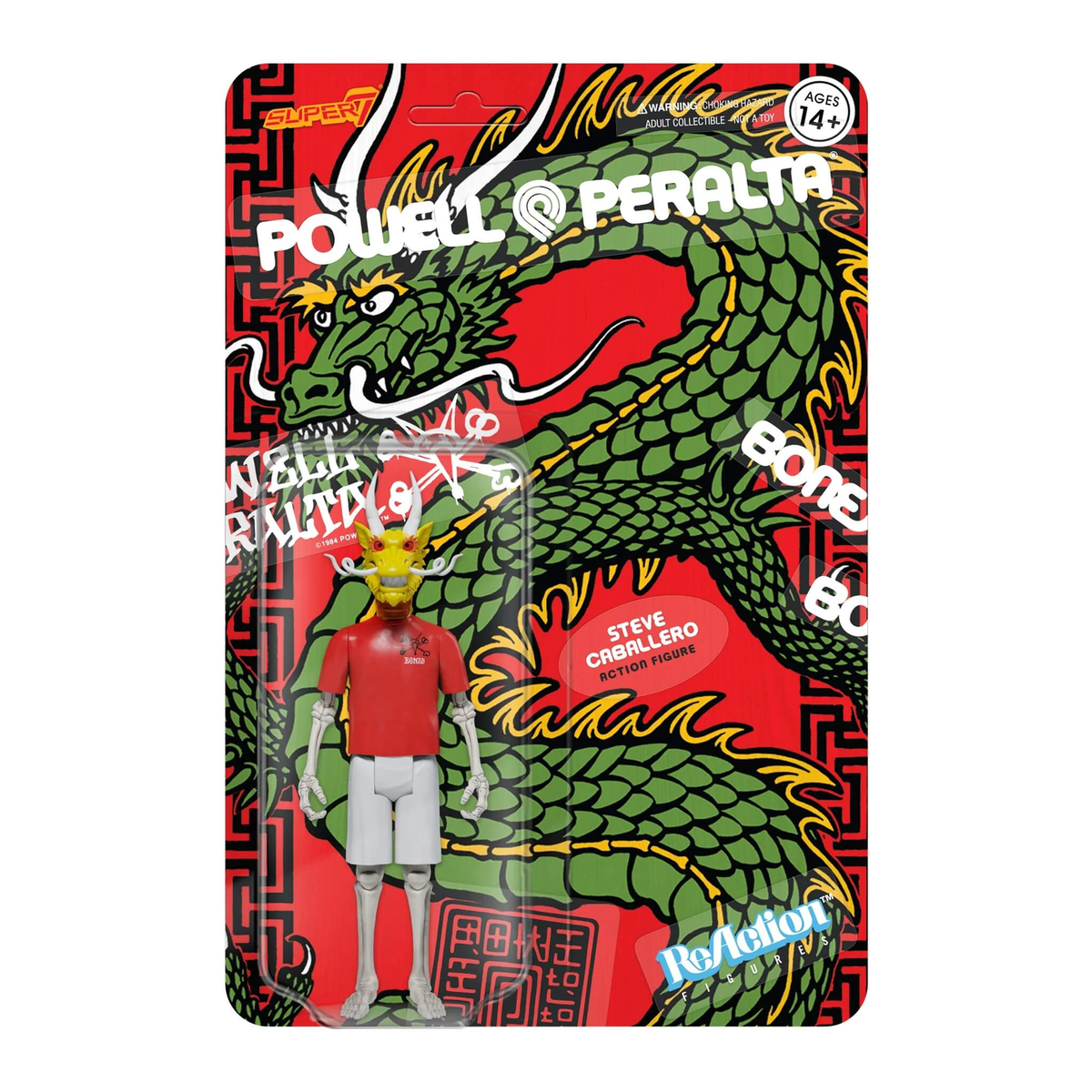 Super7 X Powell Peralta Steve Caballero Action Figure