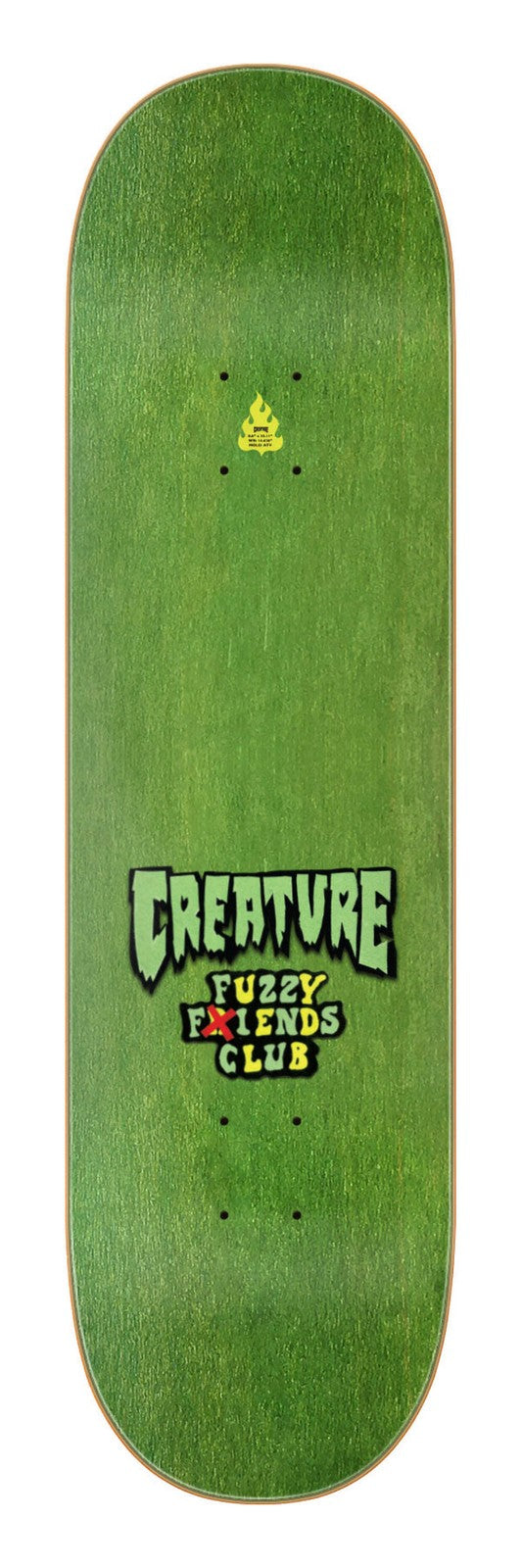 Creature Milton Martinez Fuzzy Fiends 8.6" Skateboard Deck