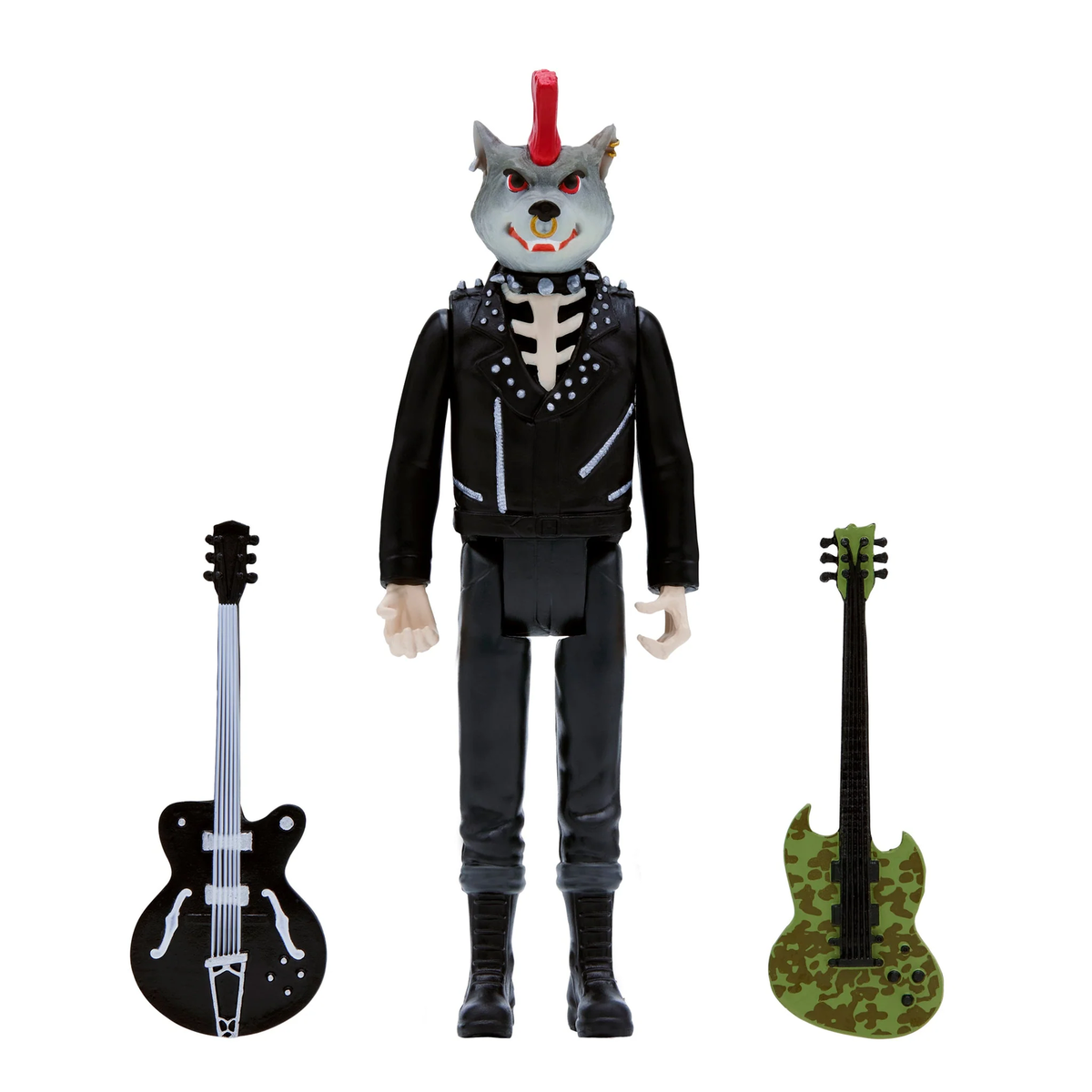 Super7 X Rancid - Skeletim (Wolf Head) Reaction Figure
