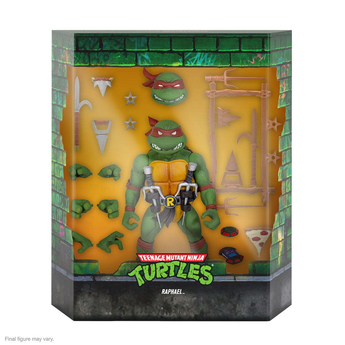 Super7 X Teenage Mutant Ninja Turtles Ultimates Raphael V2 Action Figure Tmnt