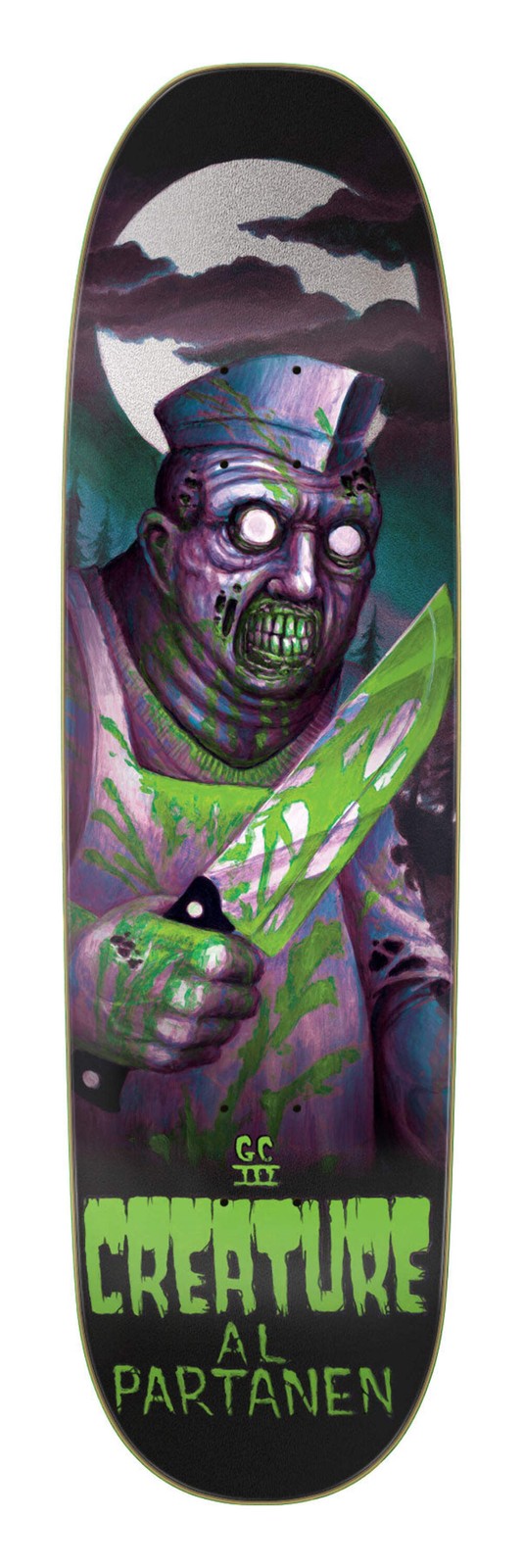 Creature Al Partanen "Feeding Time XX" 8.8" Pro Skateboard Deck