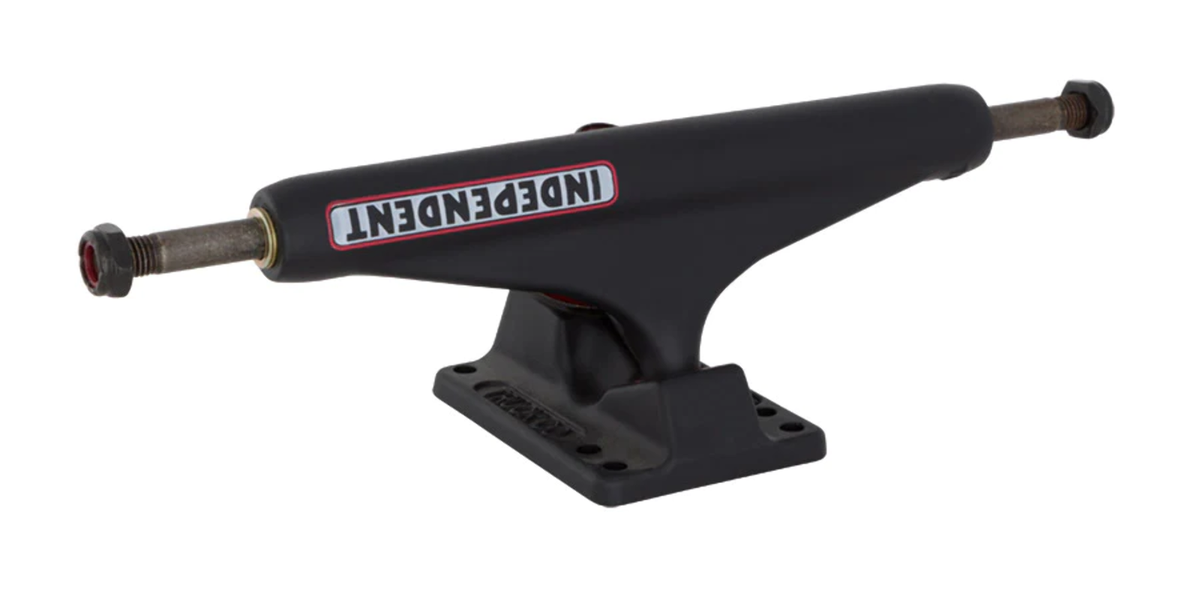 Independent Stage 11 Bar Flat Black Skateboard Trucks (Set of 2)