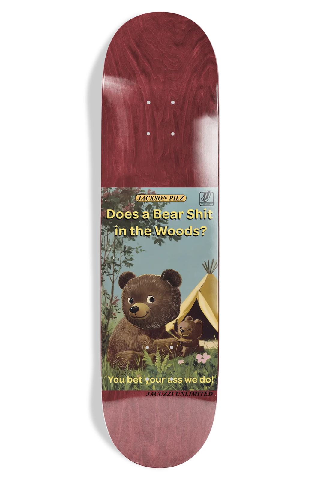 Jacuzzi Pilz Storybook Ex7 9" Skateboard Deck