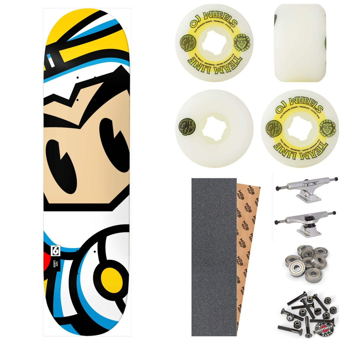 Birdhouse Carew Bomber Xl 8.5" Complete Skateboard