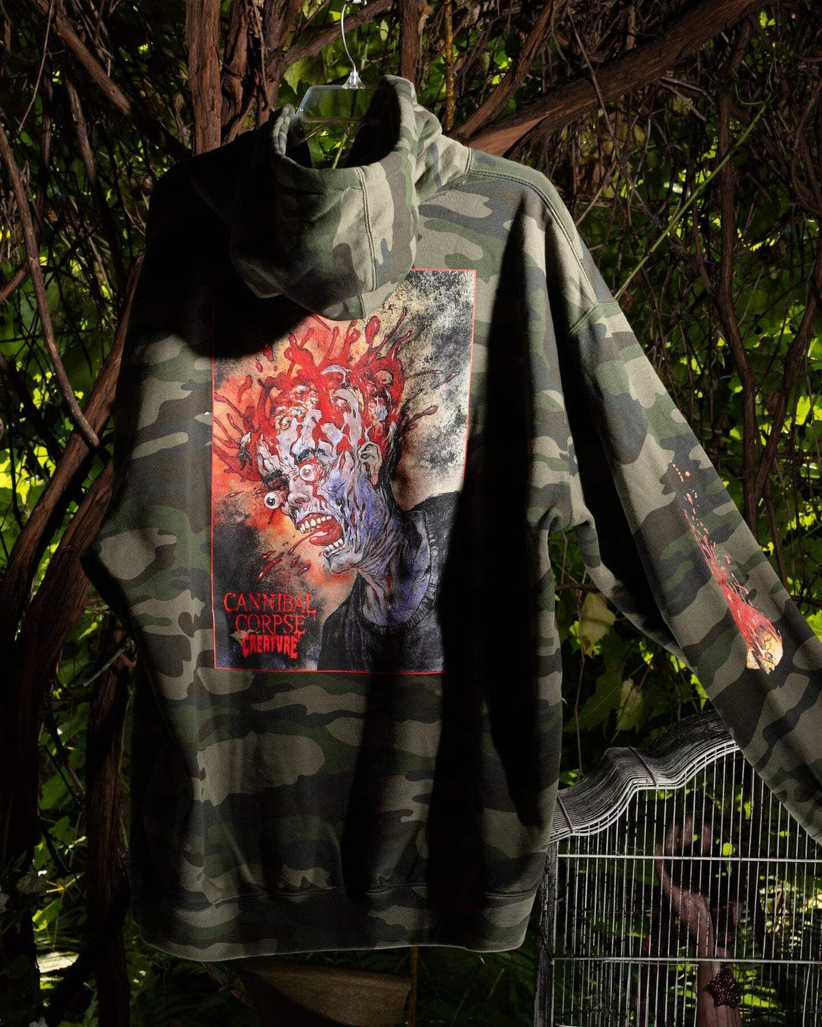 Creature X Cannibal Corpse P/O Heavyweight Hooded Sweatshirt