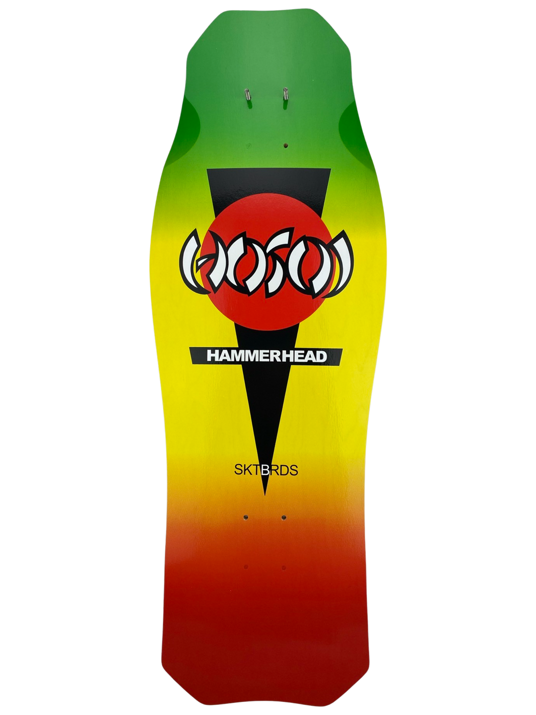 Hosoi OG Hammerhead Rasta 10.5" Skateboard Deck