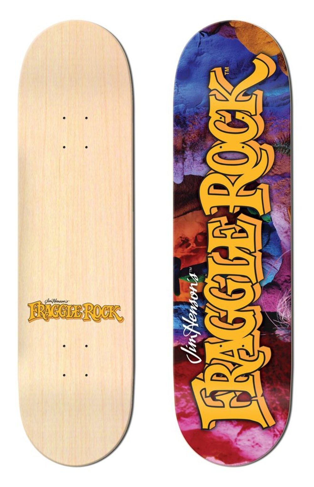 Madrid X Fraggle Rock Logo Skateboard Deck