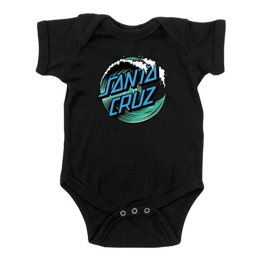 Santa Cruz Wave Dot Front S/S One Piece T-Shirt Infant Onsie