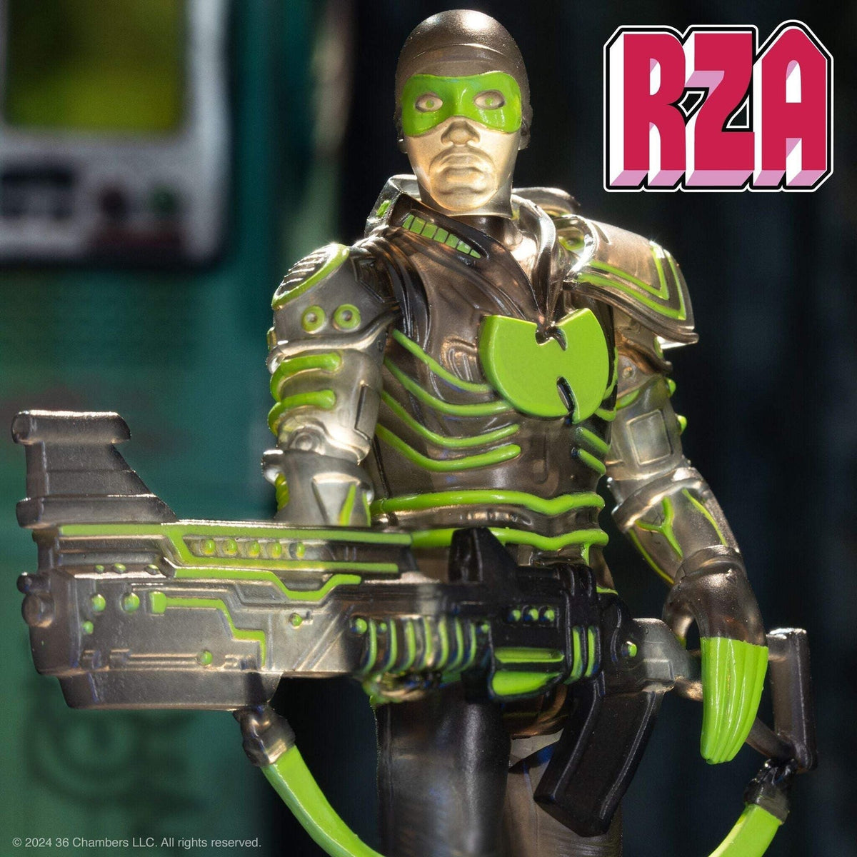Super7 X Rza - Bobby Digital (Clear) Reaction Figure