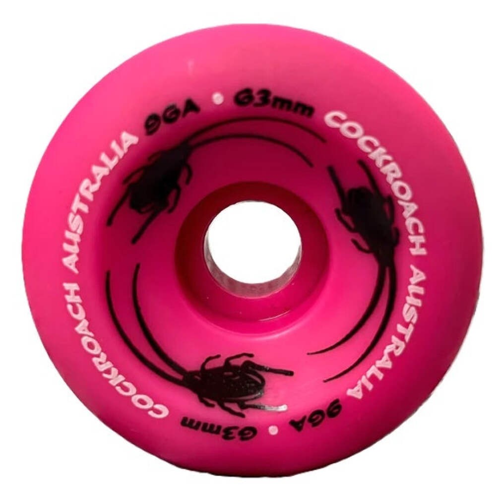 Cockroach Original Pink 63mm 96A Skateboard Wheels