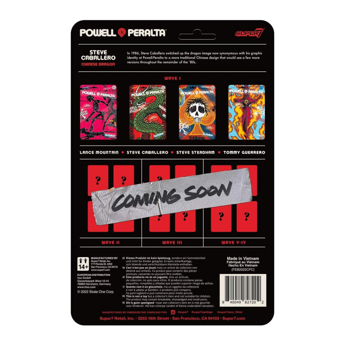 Super7 X Powell Peralta Steve Caballero Action Figure