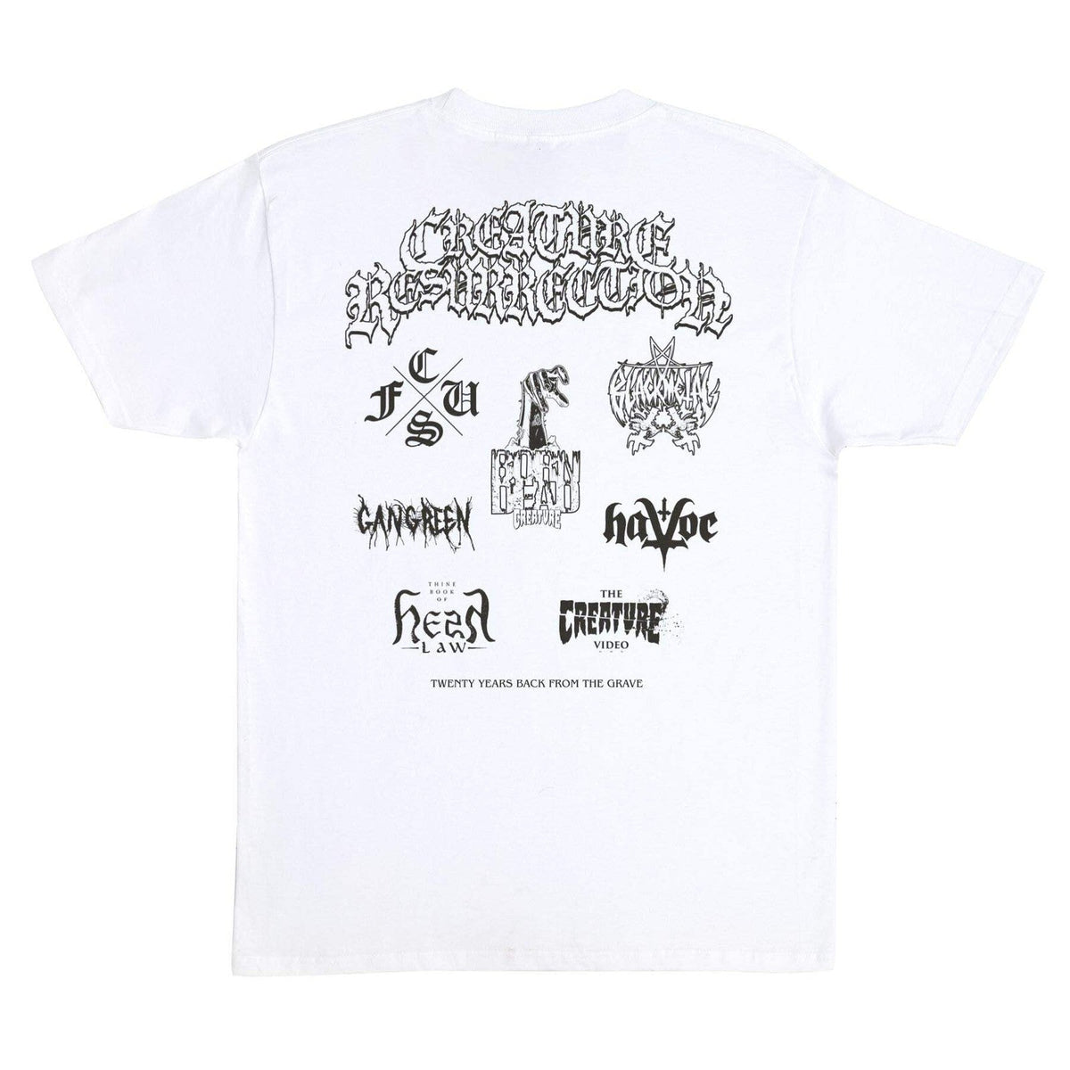 Creature Resurrection Xx White T-Shirt