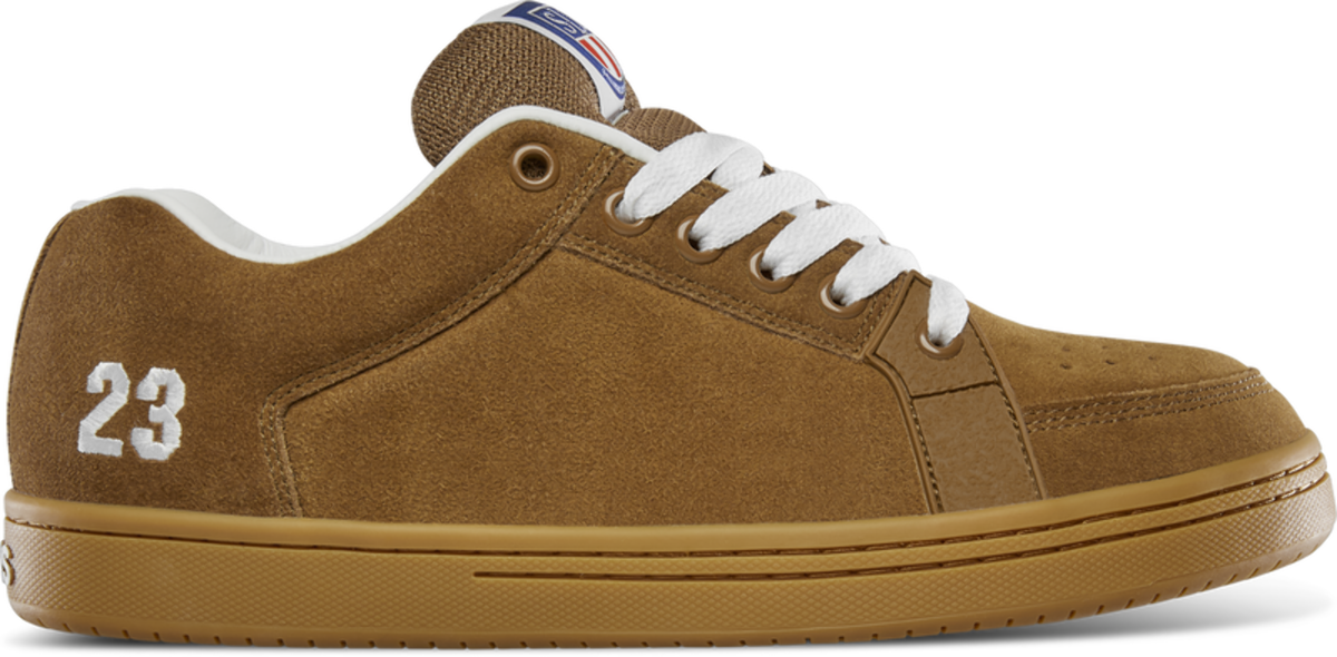 Etnies Sal 23 Tan / Gum Skateboard Shoes