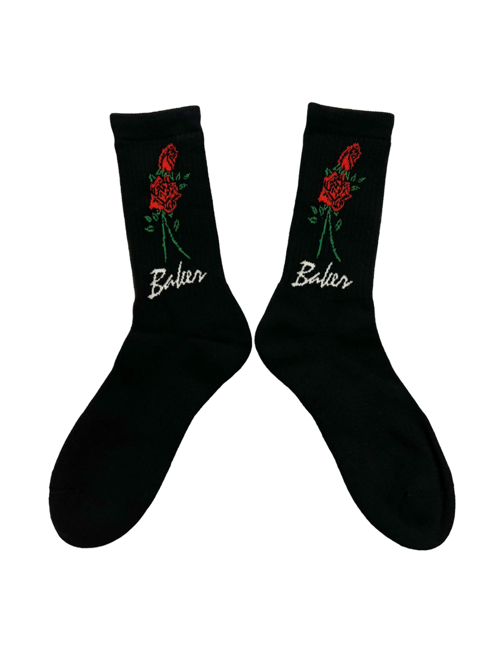 Baker Rose (Black) Socks