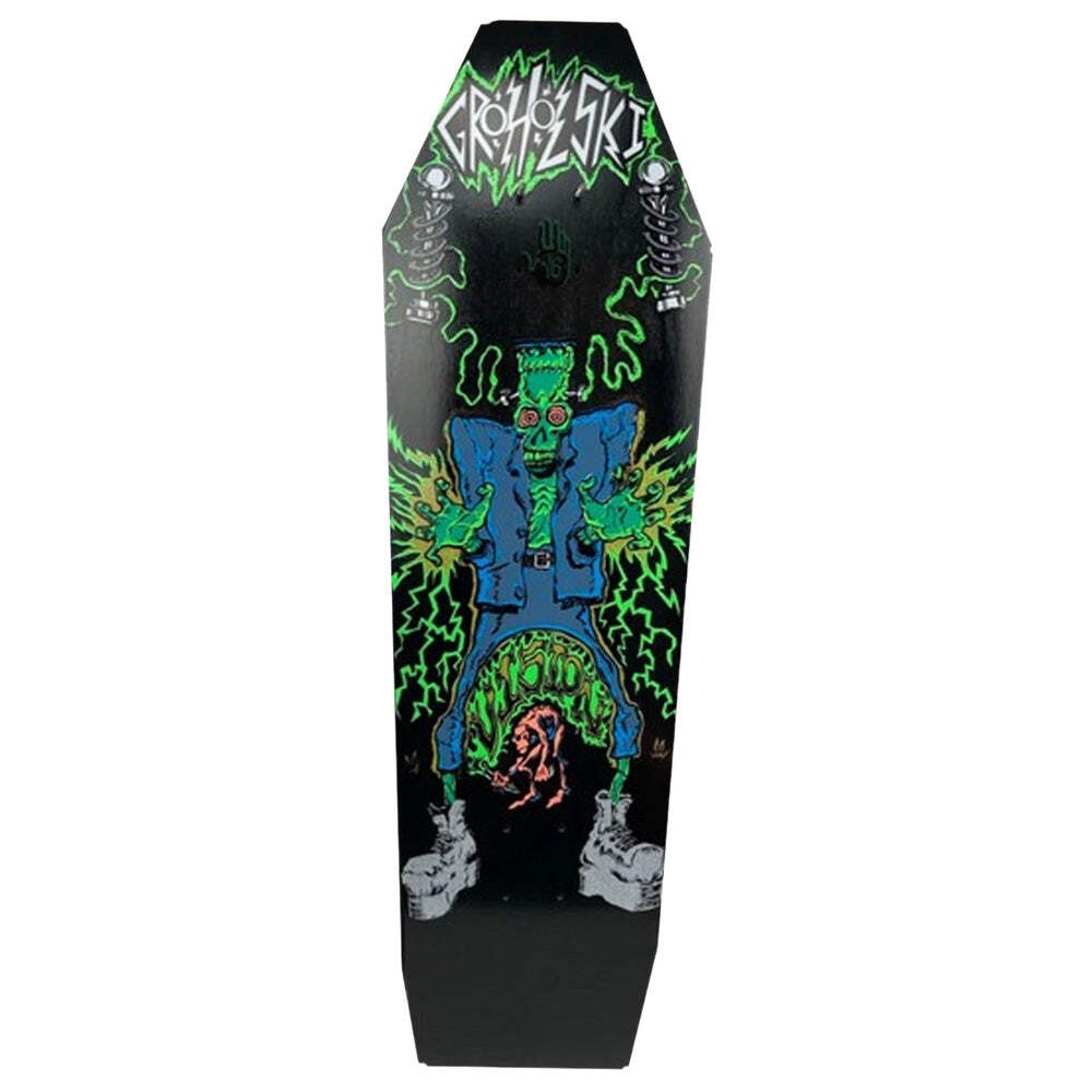 Vision Tom Groholski Frankenstein Horror Series Coffin 9.5" Skateboard Deck