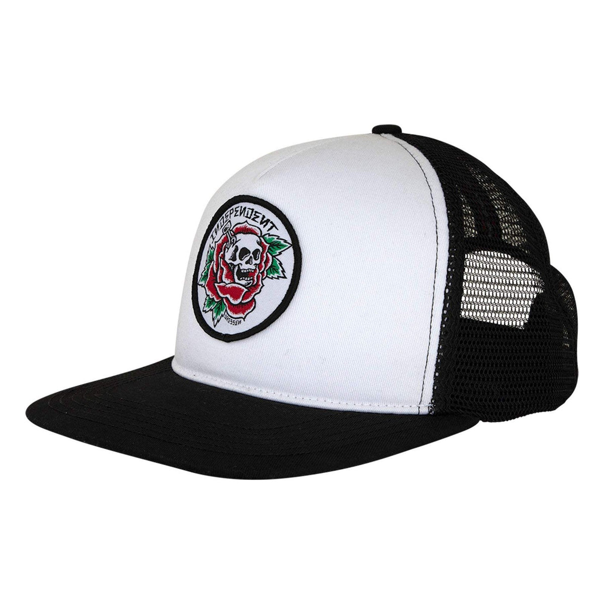 Independent Dressen Skull Rose Snapback Structured Hat