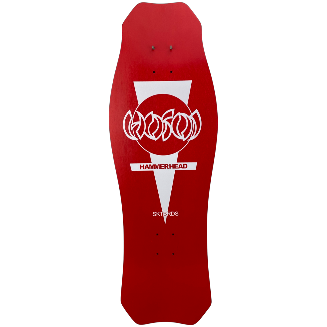 Hosoi OG Hammerhead Double Take Black / Red 10.5" Skateboard Deck