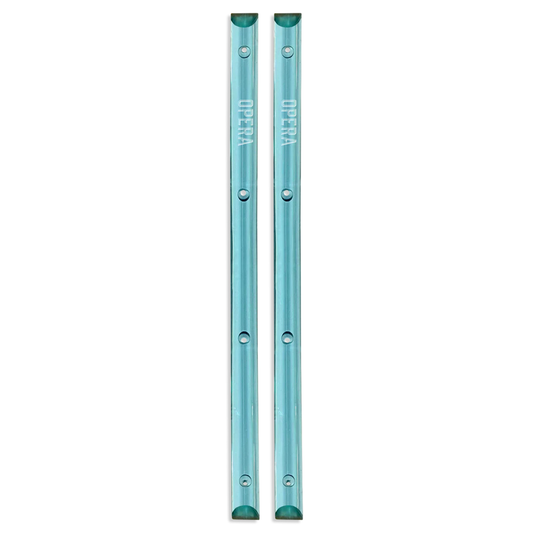 Opera "Ice Blue" Skateboard Rails (Sold As Pair)