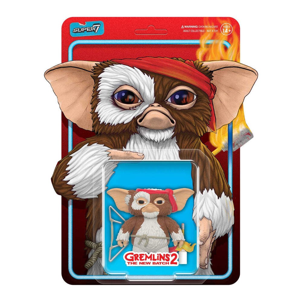 Super7 X Gremlins - Gizmo (Battle Ready Character Card) Reaction Figure