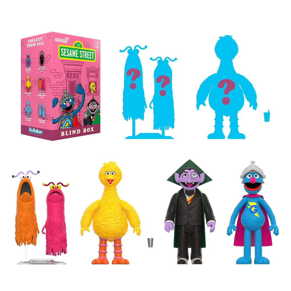 Super7 X Sesame Street - Wave 02 - Individual Blind Box Toy