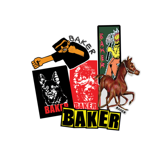 Baker "Bad Dawg" 6X Sticker Pack