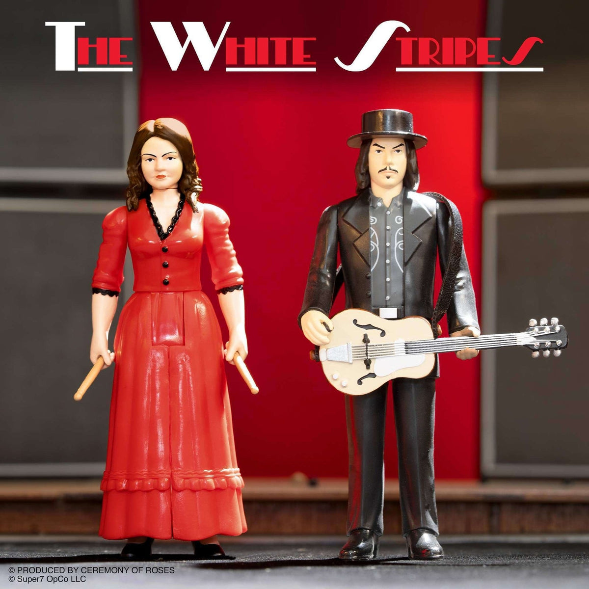 Super7 X The White Stripes (Get Behind Me Satan) Reaction Figures
