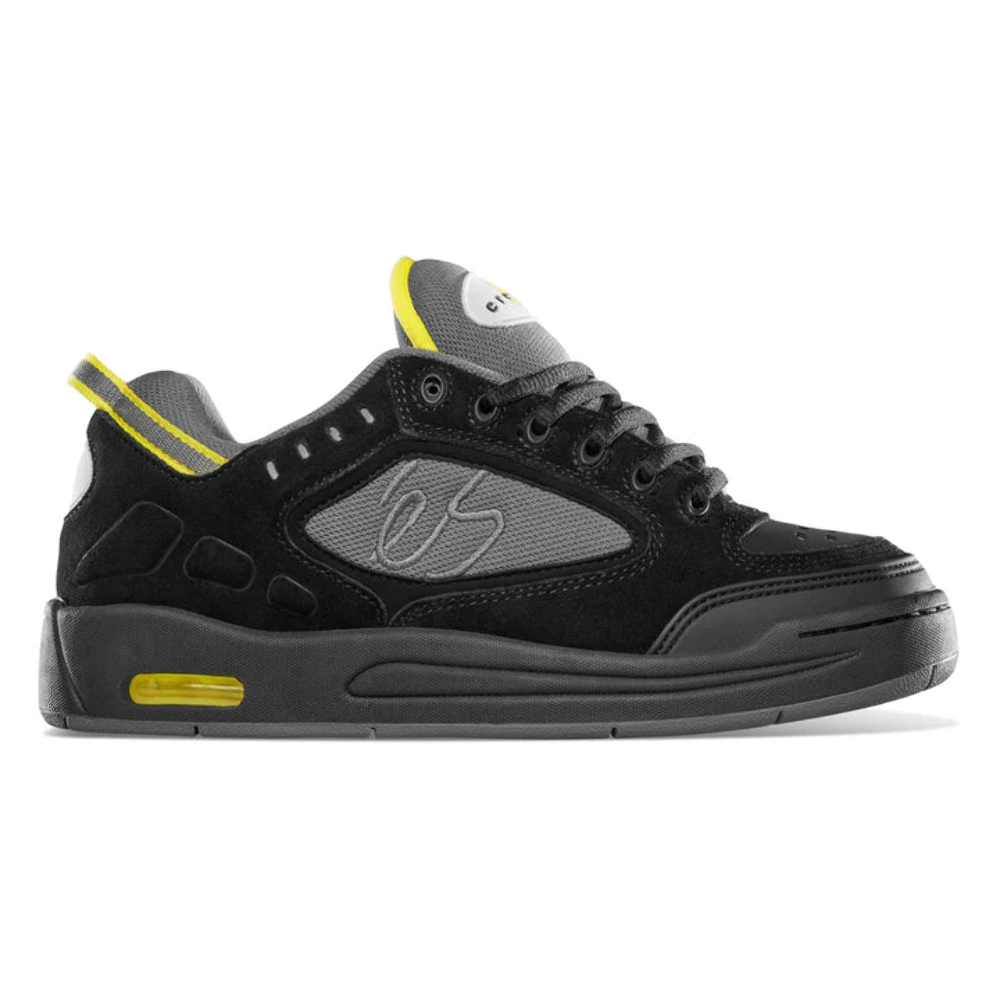 És The Creager Black/Grey Skateboard Shoes