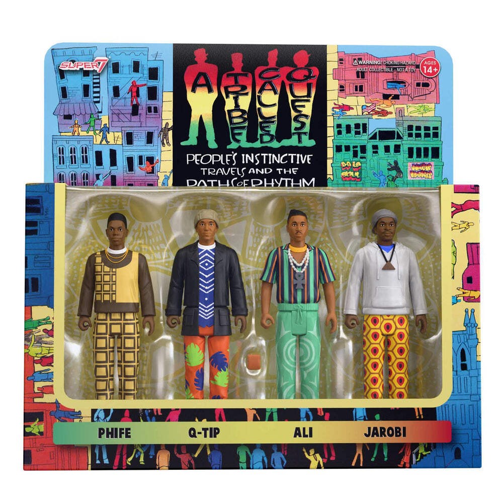 Super7 X A Tribe Called Quest - People'S Instinctive Travels Reaction Figures