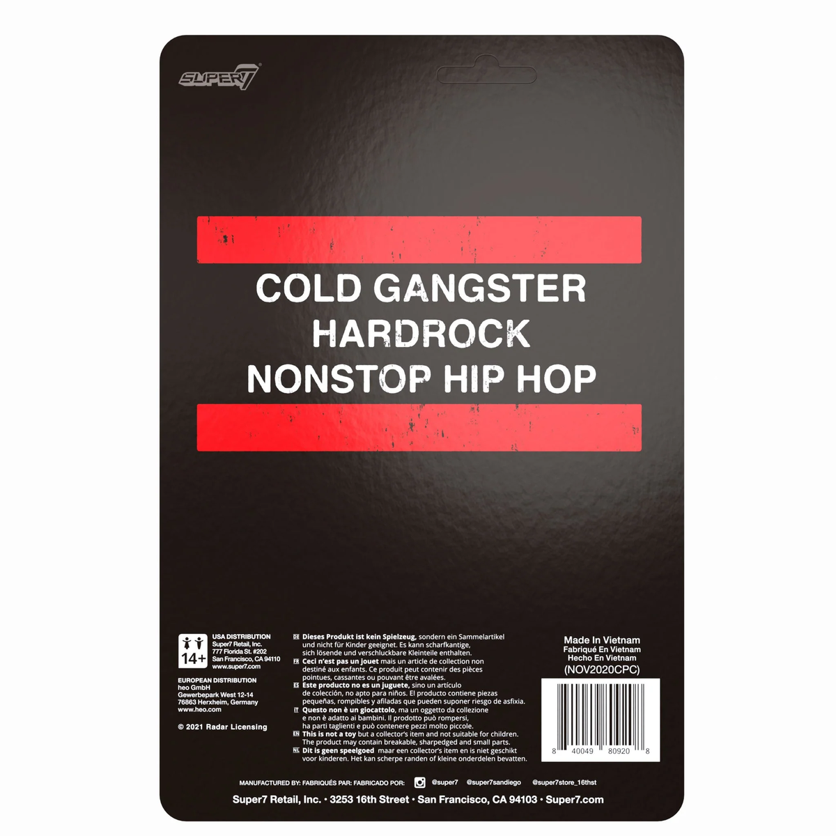 Super7 X Run Dmc - Jam Master Jay Reaction Figure