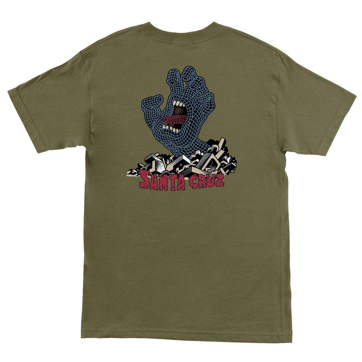 Santa Cruz Jeff Kendall Grid Hand T-Shirt