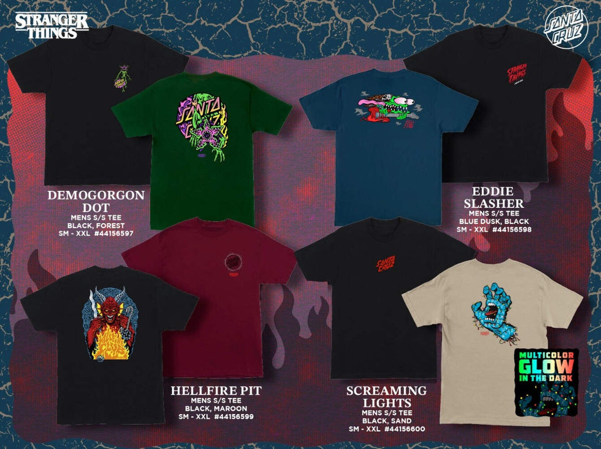 Santa Cruz X Stranger Things Demogorgon Dot T-Shirt