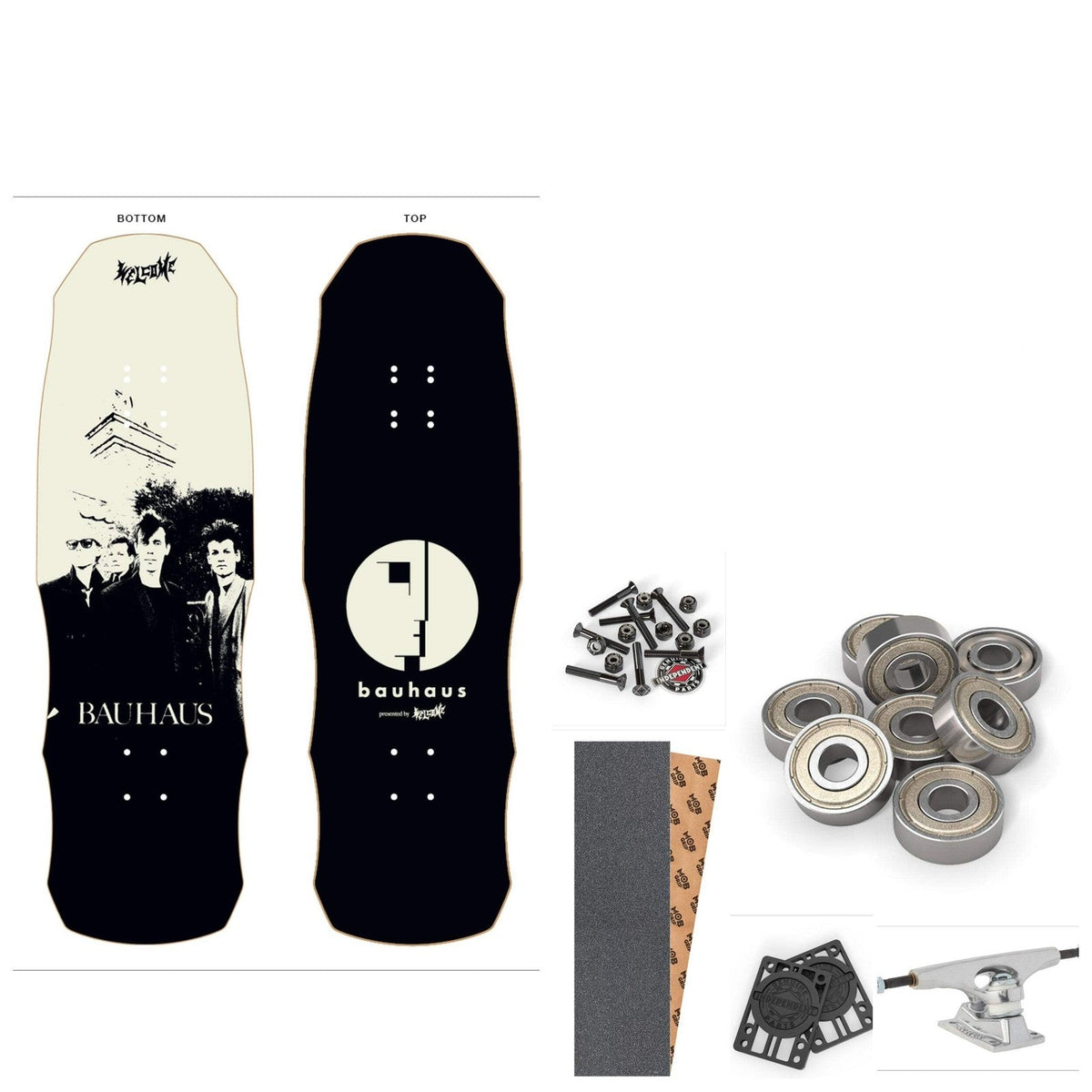 Welcome X Bauhaus "Portrait" 9.75" Complete Skateboard