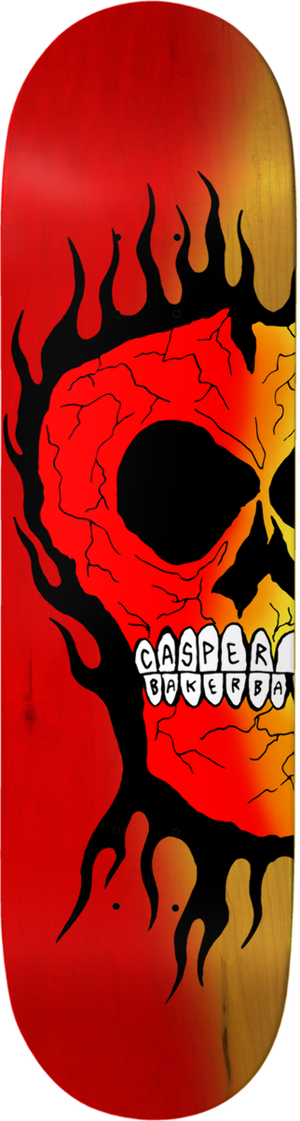 Baker Casper Brooker Rasta Skull B2 8.5" Skateboard Deck